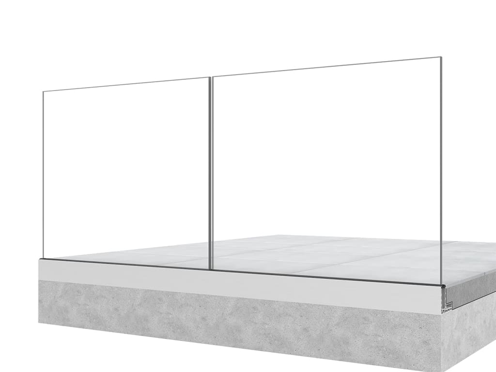 Garde-corps terrasse GLASSFIT 1703 vue de face